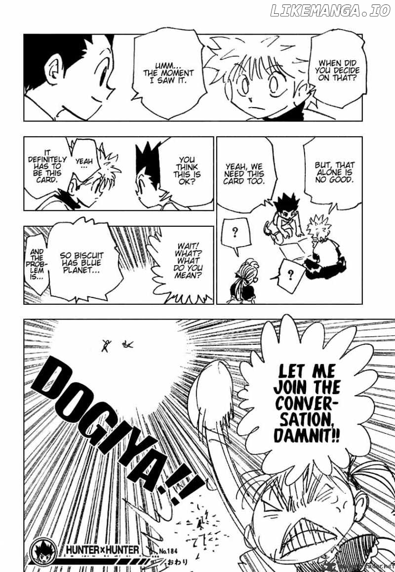 Hunter x Hunter, Chapter 184 image 14